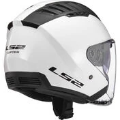 Moto Jet Helmet Ls2 OF600 COPTER II Glossy White