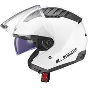 Moto Jet Helmet Ls2 OF600 COPTER II Glossy White