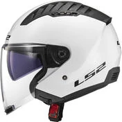 Moto Jet Helmet Ls2 OF600 COPTER II Glossy White