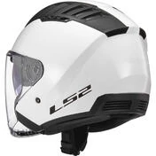 Moto Jet Helmet Ls2 OF600 COPTER II Glossy White