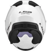 Moto Jet Helmet Ls2 OF600 COPTER II Glossy White