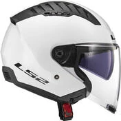 Moto Jet Helmet Ls2 OF600 COPTER II Glossy White