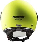 Motorcycle Helmet Jet Ls2 OF558 SPHERE LUX Solid Yellow Fluo + Smoked visor