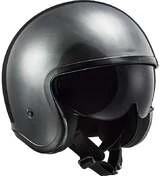 Motorcycle Helmet Jet Custom LS2 OF599 SPITFIRE Jeans Titanium