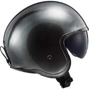 Motorcycle Helmet Jet Custom LS2 OF599 SPITFIRE Jeans Titanium