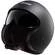 Moto Jet Helmet LS2 OF599 SPITFIRE Black Opaco