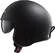 Moto Jet Helmet LS2 OF599 SPITFIRE Black Opaco