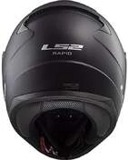 Integral Moto Helmet Ls2 FF353 Rapid Solid Black Opaque