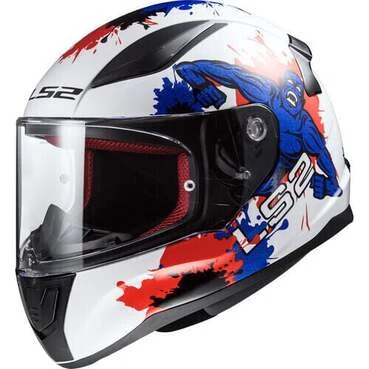 LS2 FF353 Rapid Mini Blue Kid's Мотошлем