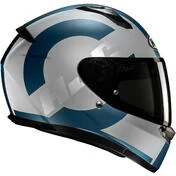 Hjc C10 TEZ MC2SF Full Face Motorcycle Helmet Matt White Blue