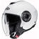 Hjc i40N Semi Matt Pearl White Motorcycle Jet Мотошлем