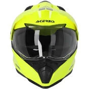 Acerbis FLIP FS-606 Yellow Fluo Adventure Integral Motorcycle Helmet