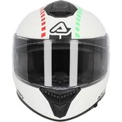 Acerbis KRAPON Integral Motorcycle Helmet White Black