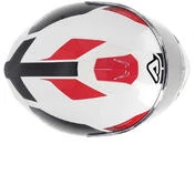 Acerbis KRAPON Integral Motorcycle Helmet White Red