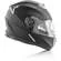 Acerbis Double Visor Modular Motorcycle Helmet Black Serel
