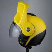 Flip-Up Motorcycle Helmet BHR 807 REVERSE Yellow