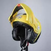 Flip-Up Motorcycle Helmet BHR 807 REVERSE Yellow