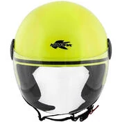 Demi-Jet Kappa Helmet KV40 HAWAII Basic Yellow Fluo