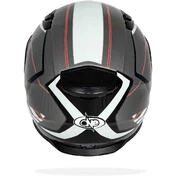 Integral Motorcycle Helmet One GT1 Double Red Titanium Visor