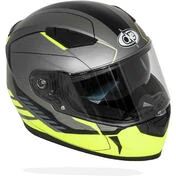 Integral Motorcycle Helmet One GT1 Double Visor Matt Yellow Titanium