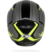 Integral Motorcycle Helmet One GT1 Double Visor Matt Yellow Titanium
