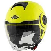 Helmet Moto Jet Double Visor Kappa KV37 OREGON Basic Yellow Fluo