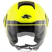Helmet Moto Jet Double Visor Kappa KV37 OREGON Basic Yellow Fluo