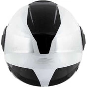 Dual Visor Motorcycle Helmet Jet Kappa KV37 Oregon Zone Glossy White Black Silver
