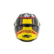 Kappa KV-27 Full Face Motorcycle Helmet Denver Skull Free Ride Yellow