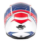 Integral Motorcycle Helmet Kappa KV-41 Dallas Simple Glossy White Red