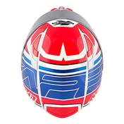 Integral Motorcycle Helmet Kappa KV-41 Dallas Simple Glossy White Red