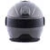Moto Jet Helmet in Blauer HACKER Titanium Glossy Black Fiber