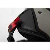 Moto Jet Helmet in Blauer BET HT Fiber Monochrome Matt Gray