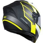 Integral Motorcycle Helmet Origin STRADA Competition Yellow Fluo Black Matt