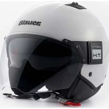Moto Jet Мотошлем in Blauer BET HT Monochrome White Fiber