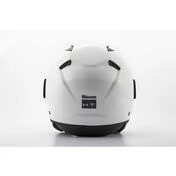 Moto Jet Helmet in Blauer BET HT Monochrome White Fiber