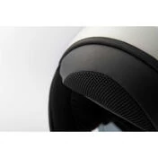 Moto Jet Helmet in Blauer BET HT Monochrome White Fiber