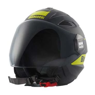 Blauer Brat Мотошлем Matt Black Yellow Желтый