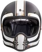 Vintage Premier MX DO92 Old Style BM Motorcycle Integral Helmet Matte Black