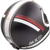 Vintage Premier MX DO92 Old Style BM Motorcycle Integral Helmet Matte Black