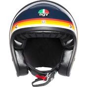 Motorcycle Helmet Jet AGV Legend X70 Multi RIVIERA Blue Rainbow