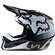 Fox V1 Leed Helmet Black White Черный