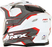 Cacso Integral Motorcycle Dual Sport Afx FX-39 VELETA Red color