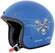 Moto Jet Custom AFX FX-76 Raceway Denim Bone Lucido