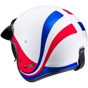 Hjc V31 EMGO MC21 Jet Motorcycle Helmet White Blue Red