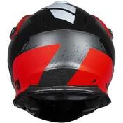 Integral Motorcycle Helmet Adventure Just1 J34 Pro Outerspace Fluo Red Black