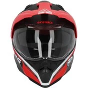 Acerbis FLIP FS-606 Adventure Integral Motorcycle Helmet Gray Red