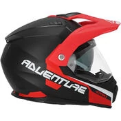 Acerbis FLIP FS-606 Adventure Integral Motorcycle Helmet Gray Red