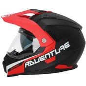 Acerbis FLIP FS-606 Adventure Integral Motorcycle Helmet Gray Red