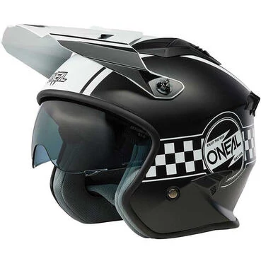 Oneal VOLT Мотошлем CLEFT Black White Motorcycle Jet Мотошлем